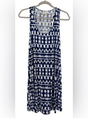 NWT Soma Cool Nights Tank Sleepshirt Tie Dye Effect Sleep Dress Size Medium
